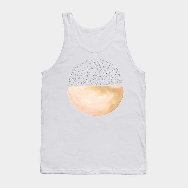 Pastel watercolor circle Tank Top by WhalesWay